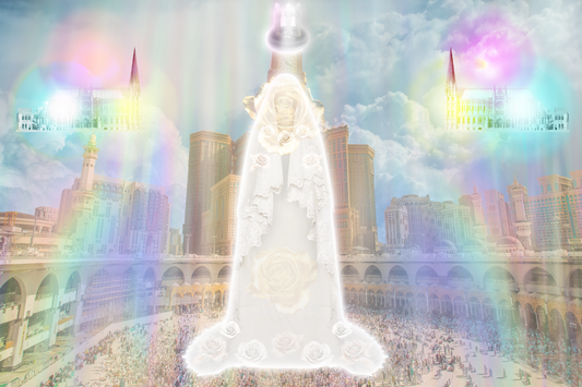 White Veil of Brigid Reclaimed from Saturns Cube through Mecca and Zamzam